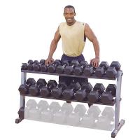 Body Solid Dumbbell Dumbell Storage 2 Tier Horizontal Rack GDR60 Body Solid Dumbbell Dumbell Storage 2 Tier Horizontal Rack GDR60