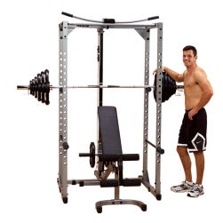 Body Solid Powerline Power Squat Rack & Lat & Bench PPR200XP Gym Body Solid Powerline Power Squat Rack & Lat & Bench PPR200XP Gym