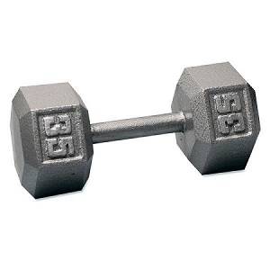 Ader Free Weight Hex Hexagon Cast Iron Dumbell Dumbbell 35#