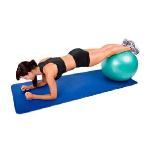 Exercise Ball Stability Stay Inflatable Fitness Core Workout 45c