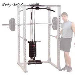 Body Solid 200 lb Weight Stack for Rack Lat Attachment GLA378