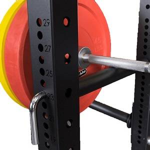 Body Solid Power Rack Half Cage Pin & Pipe Safeties Attachment