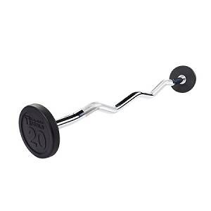 Body Solid Pro-Style Fixed Weight Curl Curling Barbell Bar 40#