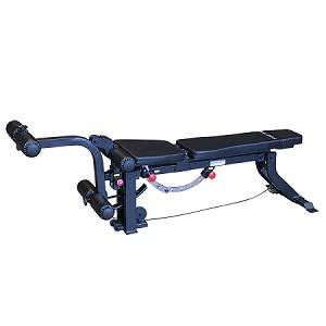 Body Solid Comercial Flat Incline Bench with Leg Ext / Curl GLEG