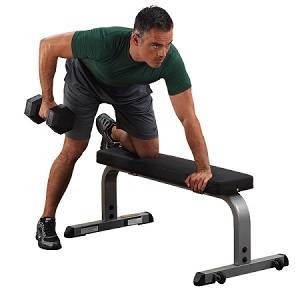 Body Solid FreeWeight Flat Utility Dumbbell Dumbell Bench GFB350