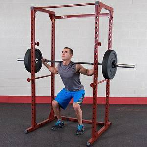 Body Solid Best Fitness Power Squat Rack Safety Cage Gym BFPR100 Body Solid Best Fitness Power Squat Rack Safety Cage Gym BFPR100