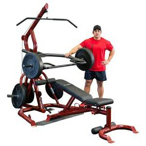 Body Solid Commercial Corner Leverage Free Weight Gym GLGS100P4 Body Solid Commercial Corner Leverage Free Weight Gym GLGS100P4