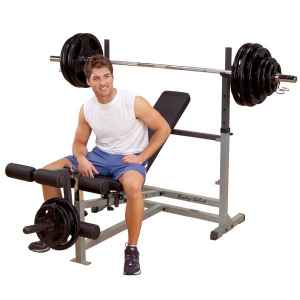 Body Solid Commercial Olympic Flat Incline Decline Bench GDIB46L