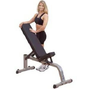 Body Solid Dumbbell Flat Incline Free Weight Utility Bench GFI21