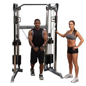 BodySolid Functional Trainer Dual Column Cable Crossover GDCC210