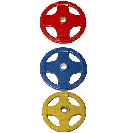 Body Solid Olympic Free Weight Color Plate Rubber Grip 210# Set Body Solid Olympic Free Weight Color Plate Rubber Grip 210# Set
