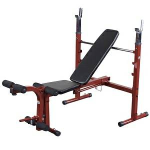 Body Solid Best Fitness Olympic Flat Incline Weight Bench BFOB10