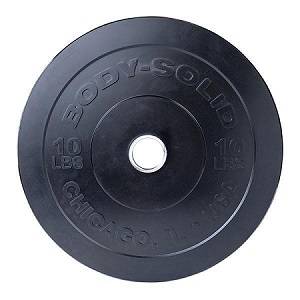 Body Solid Chicago Extreme Olympic Bumper Weight Plate 10 OBPX10 Body Solid Chicago Extreme Olympic Bumper Weight Plate 10 OBPX10