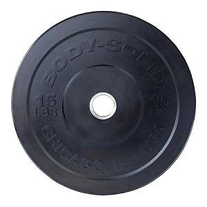 Body Solid Chicago Extreme Olympic Bumper Weight Plate 15 OBPX15 Body Solid Chicago Extreme Olympic Bumper Weight Plate 15 OBPX15