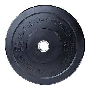 Body Solid Chicago Extreme Olympic Bumper Weight Plate 25 OBPX25 Body Solid Chicago Extreme Olympic Bumper Weight Plate 25 OBPX25