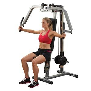 Body Solid Plate Loaded Pectoral Pec ButterFly Gym Machine GPM65