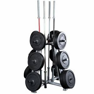 Body Solid Olympic Bar & Plate Holder Vertical Storage SWT-1000 Body Solid Olympic Bar & Plate Holder Vertical Storage SWT-1000