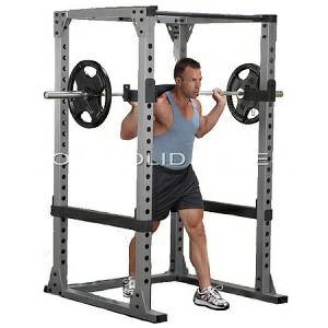 Body Solid Commercial Pro Power Squat Rack Safety Cage GPR378