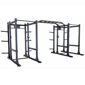 Body Solid Double Power Squat Rack Extended Back SPR1000DBBACK