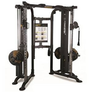 PowerTec Functional Trainer Dual Column Cable Crossover WB-FTD