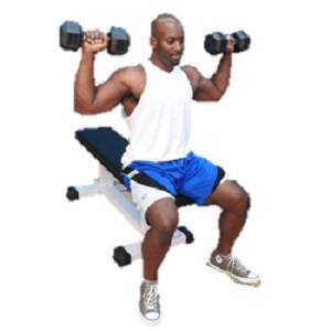 NYB Commercial Heavy Duty Flat Utility Dumbbell Workout Bench