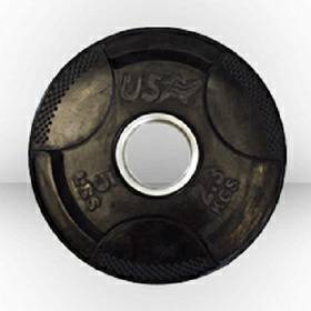 USA Troy Olympic Free Weight Plate Rubber Coated Grip Plates  5#