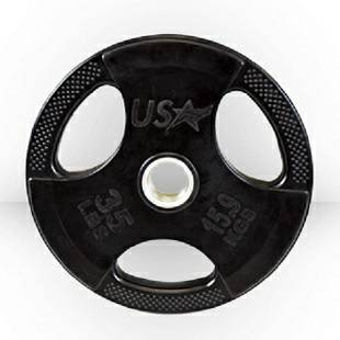 USA Troy Olympic Free Weight Plate Rubber Coated Grip Plates 35#