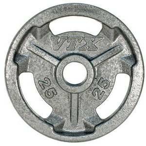 VTX Troy Barbell Olympic Weight Lifting Grip Plate 25 lb GO-025V VTX Troy Barbell Olympic Weight Lifting Grip Plate 25 lb GO-025V