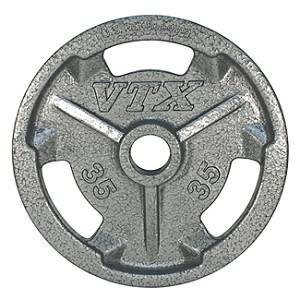 VTX Troy Barbell Olympic Weight Lifting Grip Plate 35 lb GO-035V VTX Troy Barbell Olympic Weight Lifting Grip Plate 35 lb GO-035V