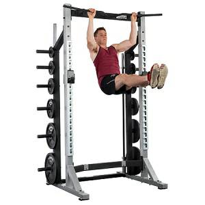 York Barbell STS Power Half Squat Rack Cage Gym 55009 Refurb
