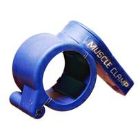 Muscle Clamp Clamps Quick Release Collar Collars Olympic 2\" Blue
