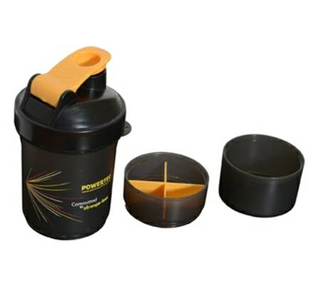 PowerTec Fitness Smart Shake Shaker Cup Mug Beverage Container