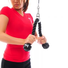 Body Solid Tricep Triceps Pressdown Press Down Gym Rope TR20 Body Solid Tricep Triceps Pressdown Press Down Gym Rope TR20