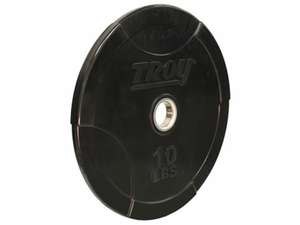Troy Barbell Interlocking Olympic Solid Rubber Bumper Plate 10 # Troy Barbell Interlocking Olympic Solid Rubber Bumper Plate 10 #