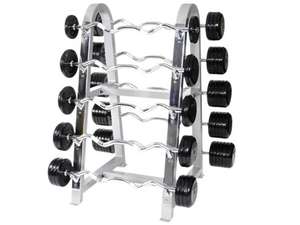 Troy Barbell Horizontal Bar Storage Rack Holds 10 Barbells BB-10 Troy Barbell Horizontal Bar Storage Rack Holds 10 Barbells BB-10