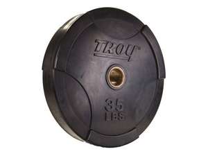 Troy Barbell Interlocking Olympic Solid Rubber Bumper Plate 35 # Troy Barbell Interlocking Olympic Solid Rubber Bumper Plate 35 #