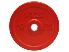 VTX Olympic Colored Rubber Bumper Free Weight Plate Plates 45 lb
