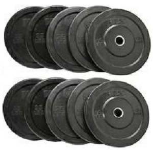 USA Olympic Rubber Bumper Free Weight Plate Plates Set Sets 370#
