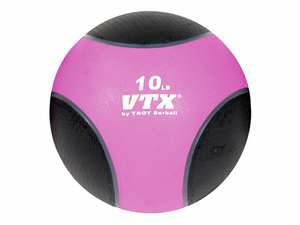 VTX Medicine Med Ball Commercial Grade Inflatable Firmness 10 lb