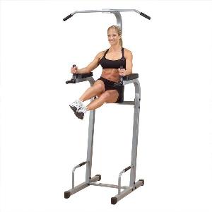 Body Solid PowerLine Vertical Knee Raise VKR Pull Up Dip PVKC83
