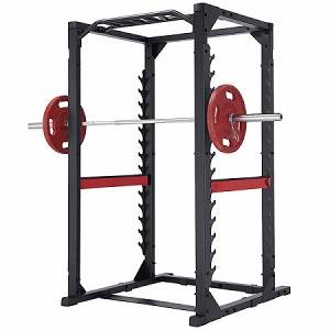 SteelFlex Commercial Power Squat Rack Safety Cage ClubLine 380