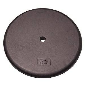 Standard Std Cast Iron Metal Free Weight Lifting Plate Plates 50