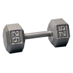 Ader Free Weight Hex Hexagon Cast Iron Dumbell Dumbbell 25#