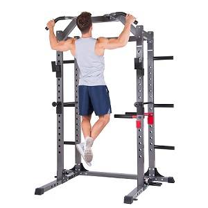 Body Power Deluxe Power Squat Rack Cage Multi Gym System PBC5380 Body Power Deluxe Power Squat Rack Cage Multi Gym System PBC5380