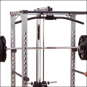 Body Solid PowerLine Lat Attachment Pulley Power Rack PLA200X Body Solid PowerLine Lat Attachment Pulley Power Rack PLA200X