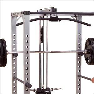 Body Solid PowerLine Lat Attachment Pulley Power Rack PLA200X