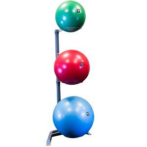 Body Solid Fitness Stability 3 Ball Vertical Storage Rack GSR10