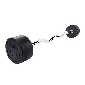 Body Solid Bar Bars EZ Curl Fixed Barbell Barbells 100#  SBZ100