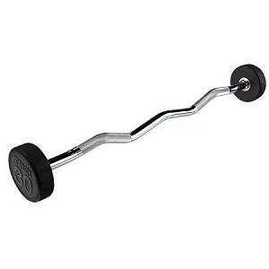 Body Solid Bar Bars EZ Curl Fixed Barbell Barbells 30#  SBZ30