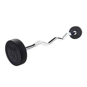 Body Solid Bar Bars EZ Curl Fixed Barbell Barbells 40#  SBZ40